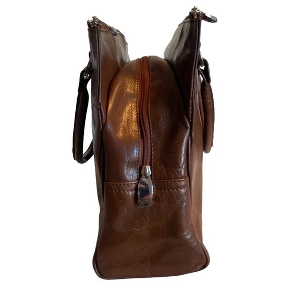 NWT Ashwood Leather, Genuine Leather A4 Large‎ Brown Workbag - Picture 5 of 7